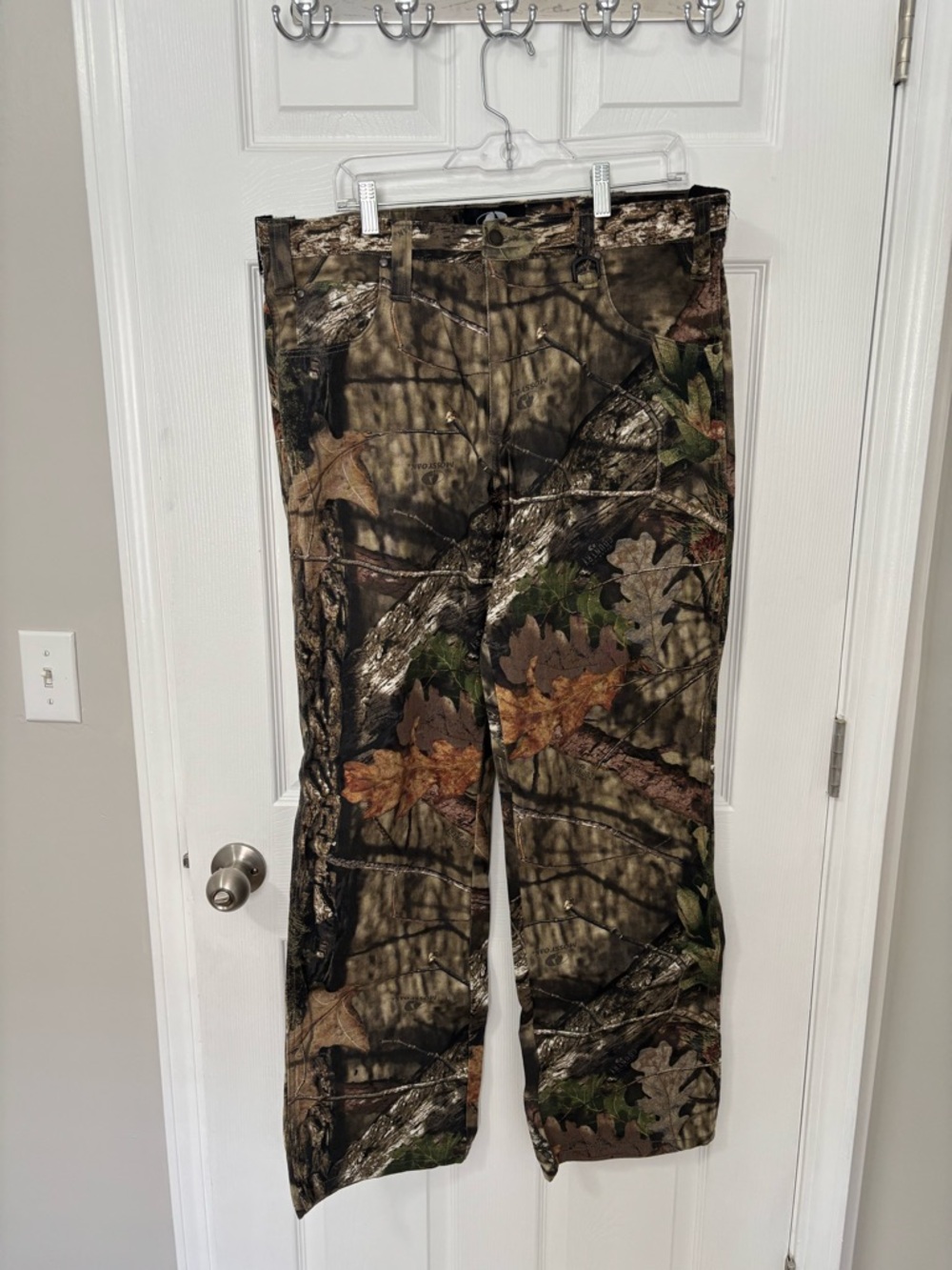 Mossy Oak Camo Cotton Pants in Brown & Green